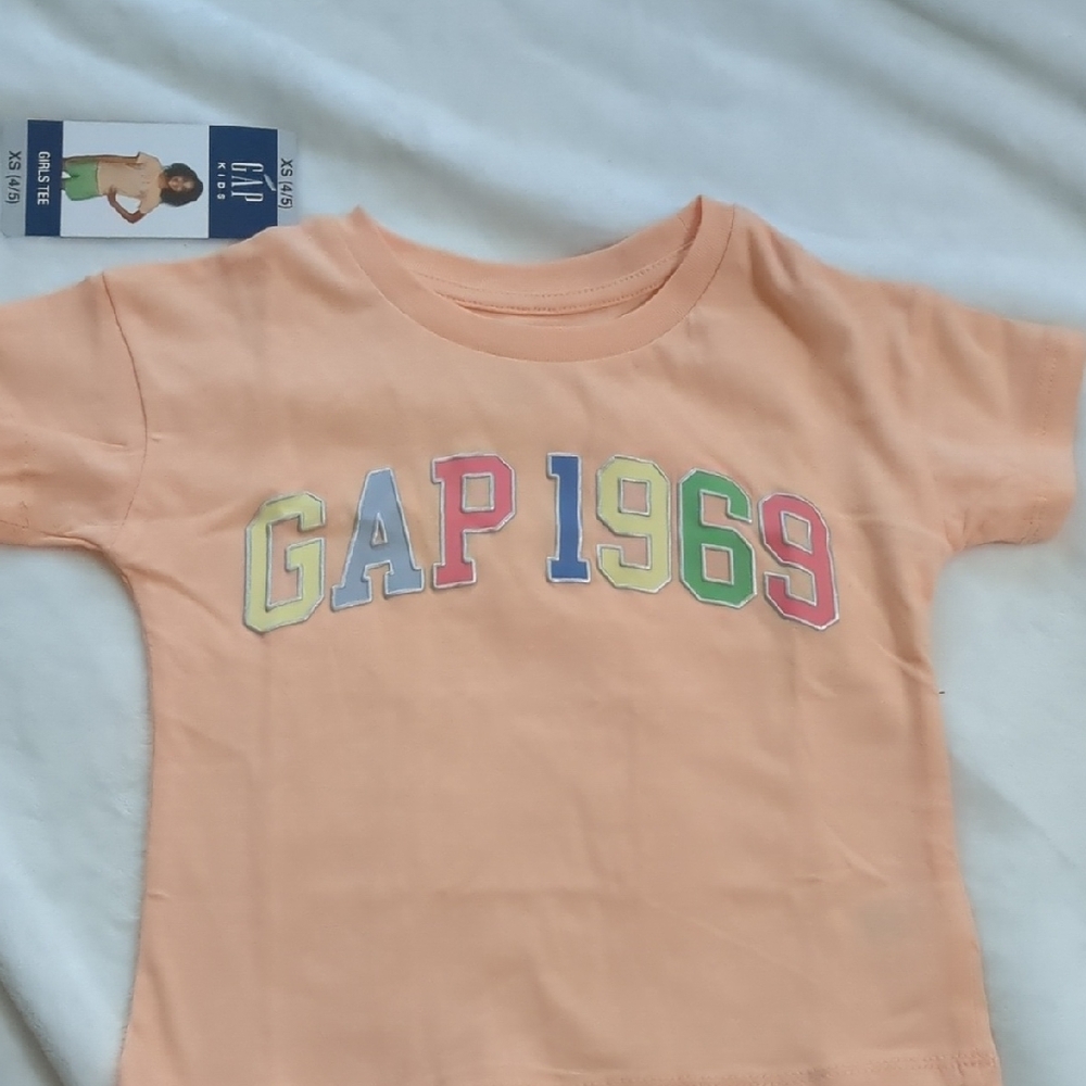 NWT GAP Kids Orange 1969 Graphic Tee Size XS